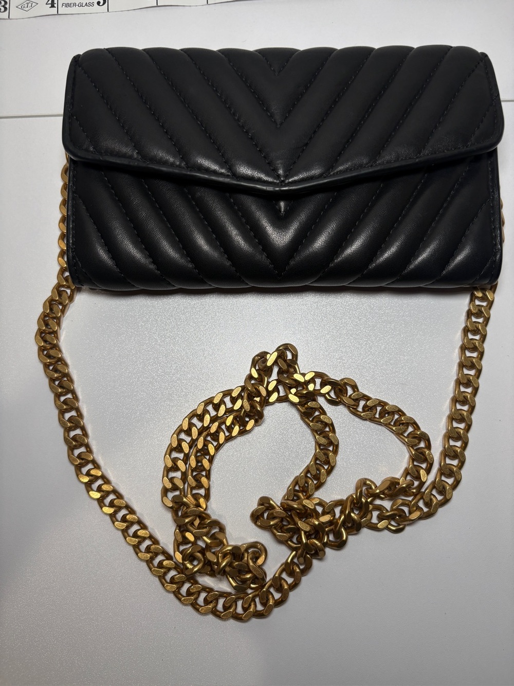 Vince Camuto Quilted Black Men’s Crossbody Pouch
